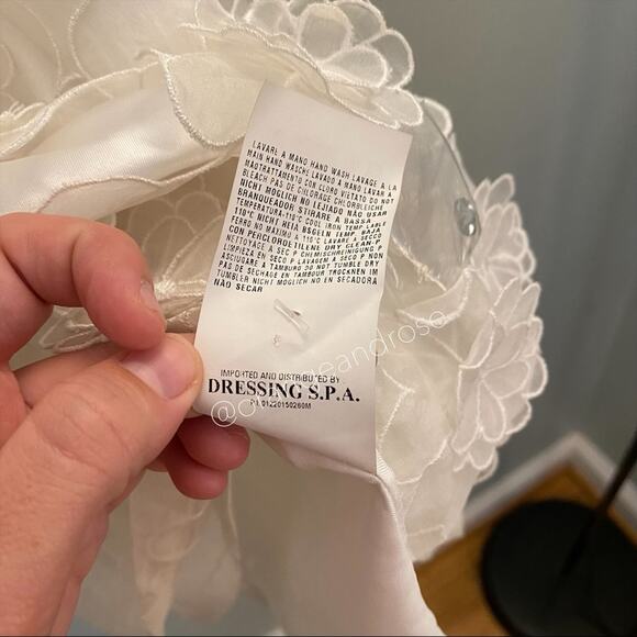 Roberto Cavalli White Floral Mini Dress XS - Picture 9 of 16